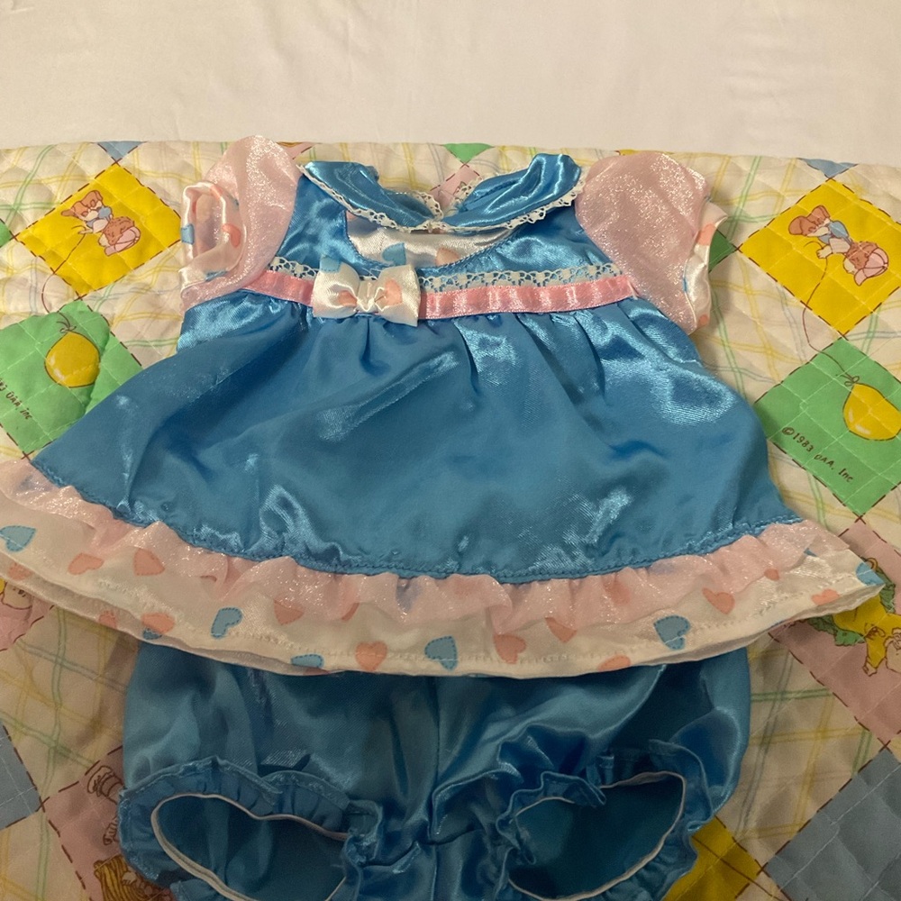 Vintage Cabbage Patch Kids Girl Play Along Dress & Bloomers 2004